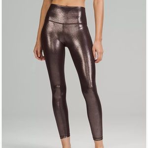 Lululemon Align Pants 25in Foil Print size 6